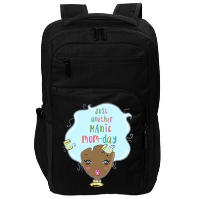 Just Another Ic Monday African American Mom Gift Impact Tech Backpack