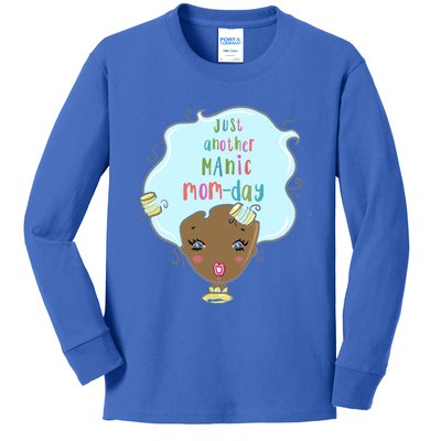 Just Another Ic Monday African American Mom Gift Kids Long Sleeve Shirt