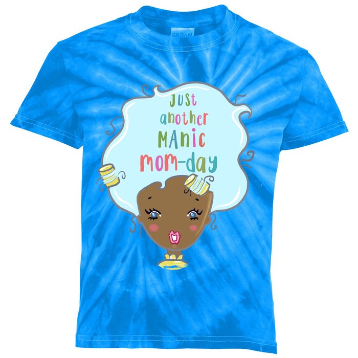 Just Another Ic Monday African American Mom Gift Kids Tie-Dye T-Shirt