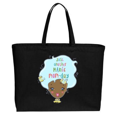 Just Another Ic Monday African American Mom Gift Cotton Canvas Jumbo Tote