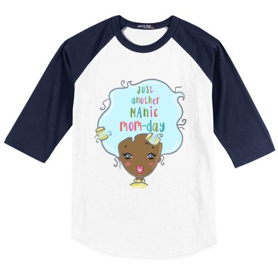 Just Another Ic Monday African American Mom Gift Baseball Sleeve Shirt