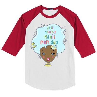 Just Another Ic Monday African American Mom Gift Kids Colorblock Raglan Jersey