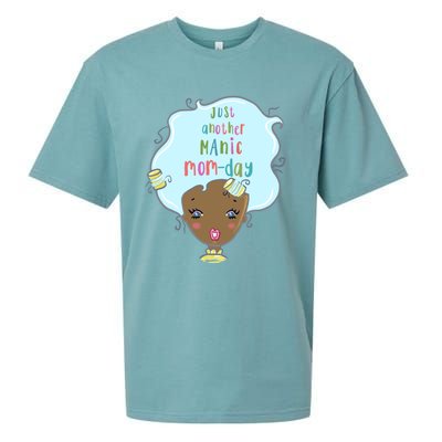 Just Another Ic Monday African American Mom Gift Sueded Cloud Jersey T-Shirt