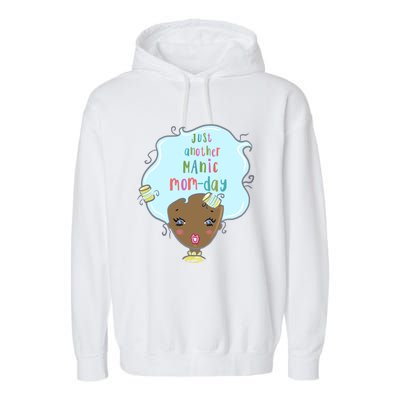 Just Another Ic Monday African American Mom Gift Garment-Dyed Fleece Hoodie