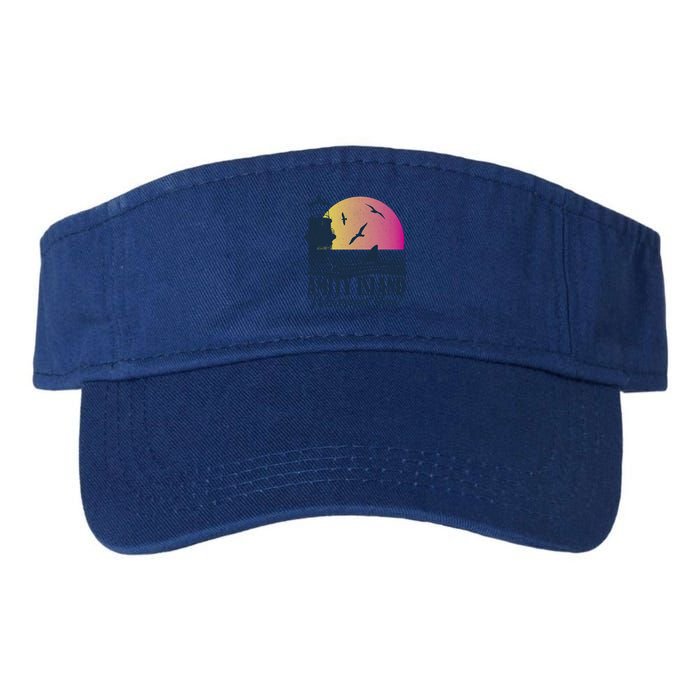 Jaws Amity Island Welcomes You Sunset Great Gift Valucap Bio-Washed Visor