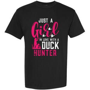 Just A In Love With A Duck Hunter Gift Garment-Dyed Heavyweight T-Shirt