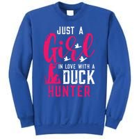 Just A In Love With A Duck Hunter Gift Sweatshirt