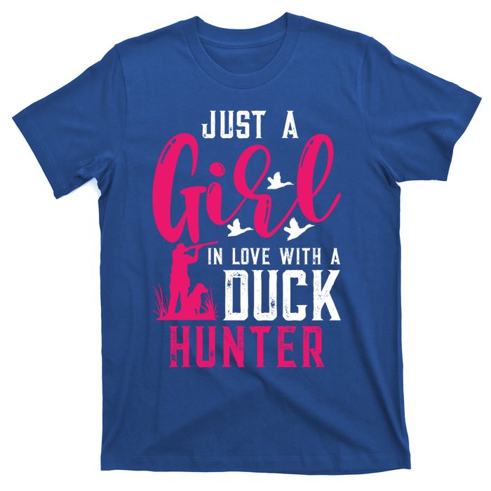 Just A In Love With A Duck Hunter Gift T-Shirt