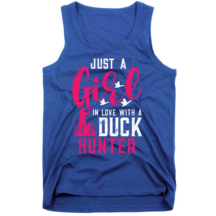 Just A In Love With A Duck Hunter Gift Tank Top