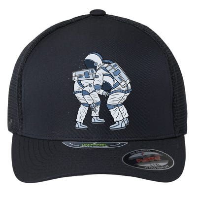 Jiu-Jitsu Astronaut Jiu Jitsu BJJ Martial Arts Combat Sport Flexfit Unipanel Trucker Cap