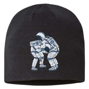 Jiu-Jitsu Astronaut Jiu Jitsu BJJ Martial Arts Combat Sport Sustainable Beanie