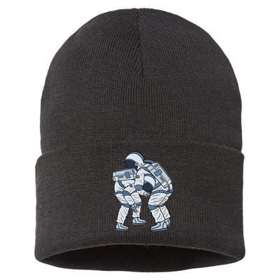 Jiu-Jitsu Astronaut Jiu Jitsu BJJ Martial Arts Combat Sport Sustainable Knit Beanie