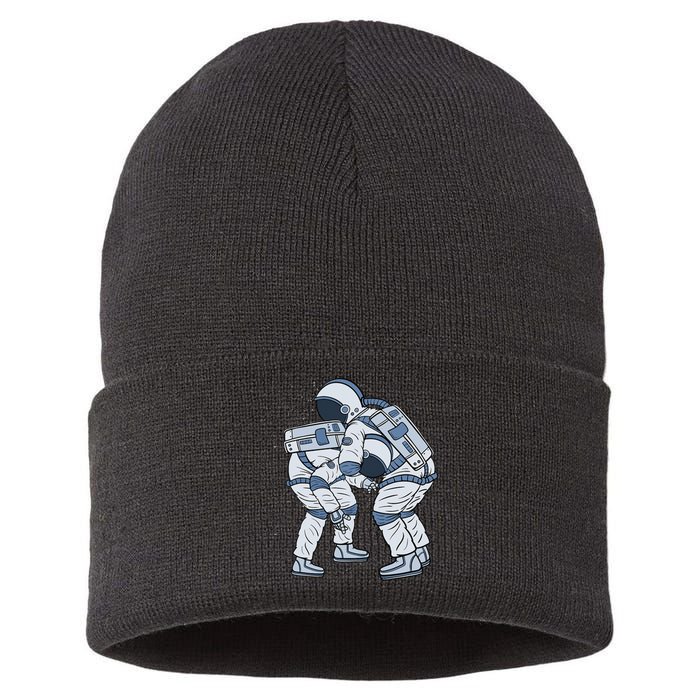 Jiu-Jitsu Astronaut Jiu Jitsu BJJ Martial Arts Combat Sport Sustainable Knit Beanie