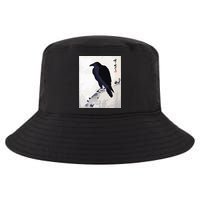 Japanese Art, Japanese Woodblock Art Print Crow Kyosai Cool Comfort Performance Bucket Hat