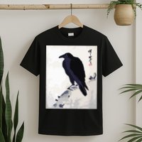 Japanese Art, Japanese Woodblock Art Print Crow Kyosai T-Shirt