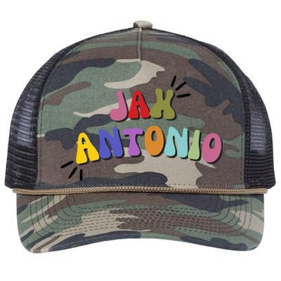 Jax Antonio!! Retro Rope Trucker Hat Cap