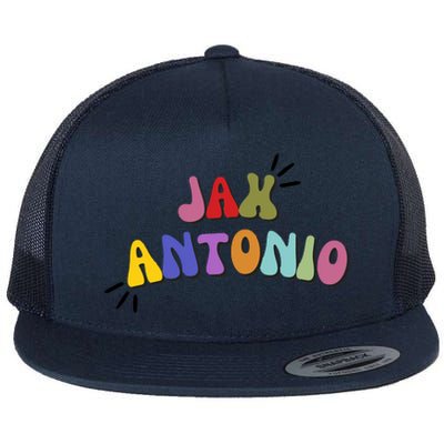 Jax Antonio!! Flat Bill Trucker Hat