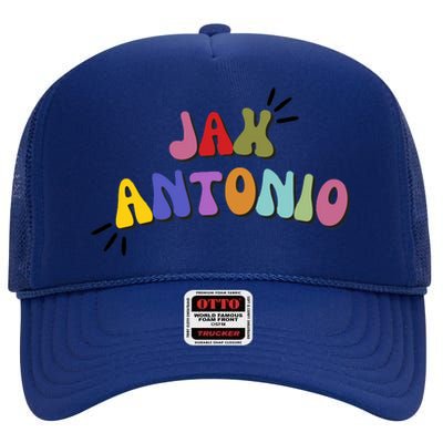 Jax Antonio!! High Crown Mesh Back Trucker Hat