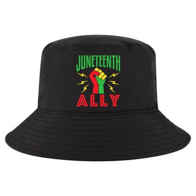 Juneteenth Ally June 19 Support Protest Pride Fist Cool Comfort Performance Bucket Hat