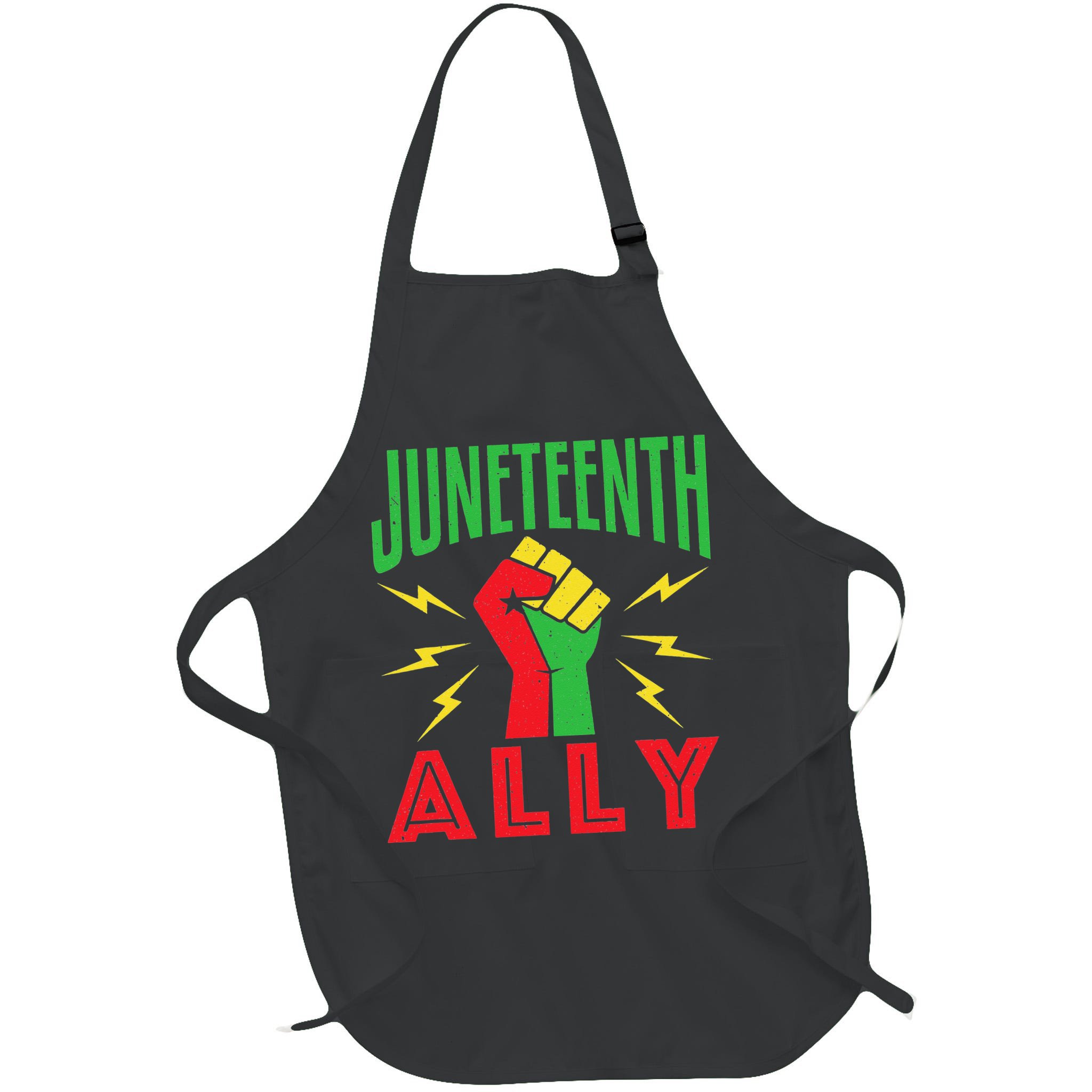 Juneteenth Ally June 19 Support Protest Pride Fist Apron