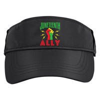 Juneteenth Ally June 19 Support Protest Pride Fist Adult Drive Performance Visor