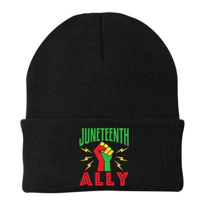 Juneteenth Ally June 19 Support Protest Pride Fist Beanie