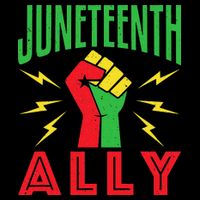 Juneteenth Ally June 19 Support Protest Pride Fist 16 in Basic Backpack