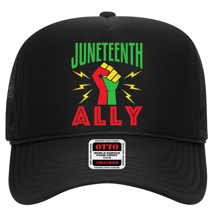 Juneteenth Ally June 19 Support Protest Pride Fist Hat