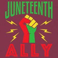 Juneteenth Ally June 19 Support Protest Pride Fist 16oz Travel Tumbler