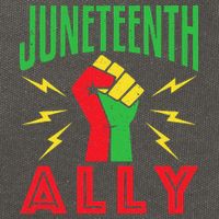 Juneteenth Ally June 19 Support Protest Pride Fist Cotton Canvas Backpack