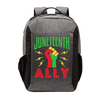 Juneteenth Ally June 19 Support Protest Pride Fist Vector Backpack