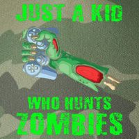 Just A K.I.D Who Hunts Zombies Halloween Gamer Zombie Legacy Tie Dye Trucker Hat
