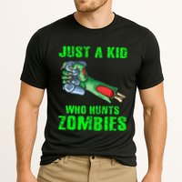 Just A K.I.D Who Hunts Zombies Halloween Gamer Zombie Performance Shirt