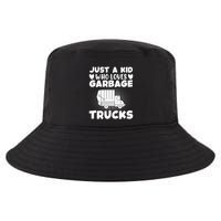Just A Kid Who Loves Garbage Trucks Graphic Cool Comfort Performance Bucket Hat