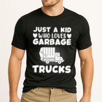 Just A Kid Who Loves Garbage Trucks Graphic Cooling Performance Crew T-Shirt
