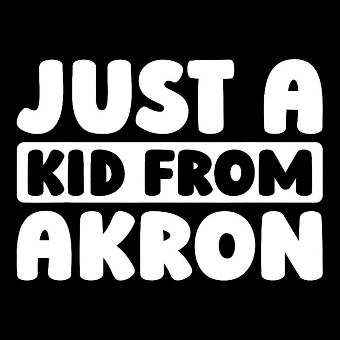 Just A K.I.D From Akron American Resident Usa Us City Cooling Performance Crew T-Shirt