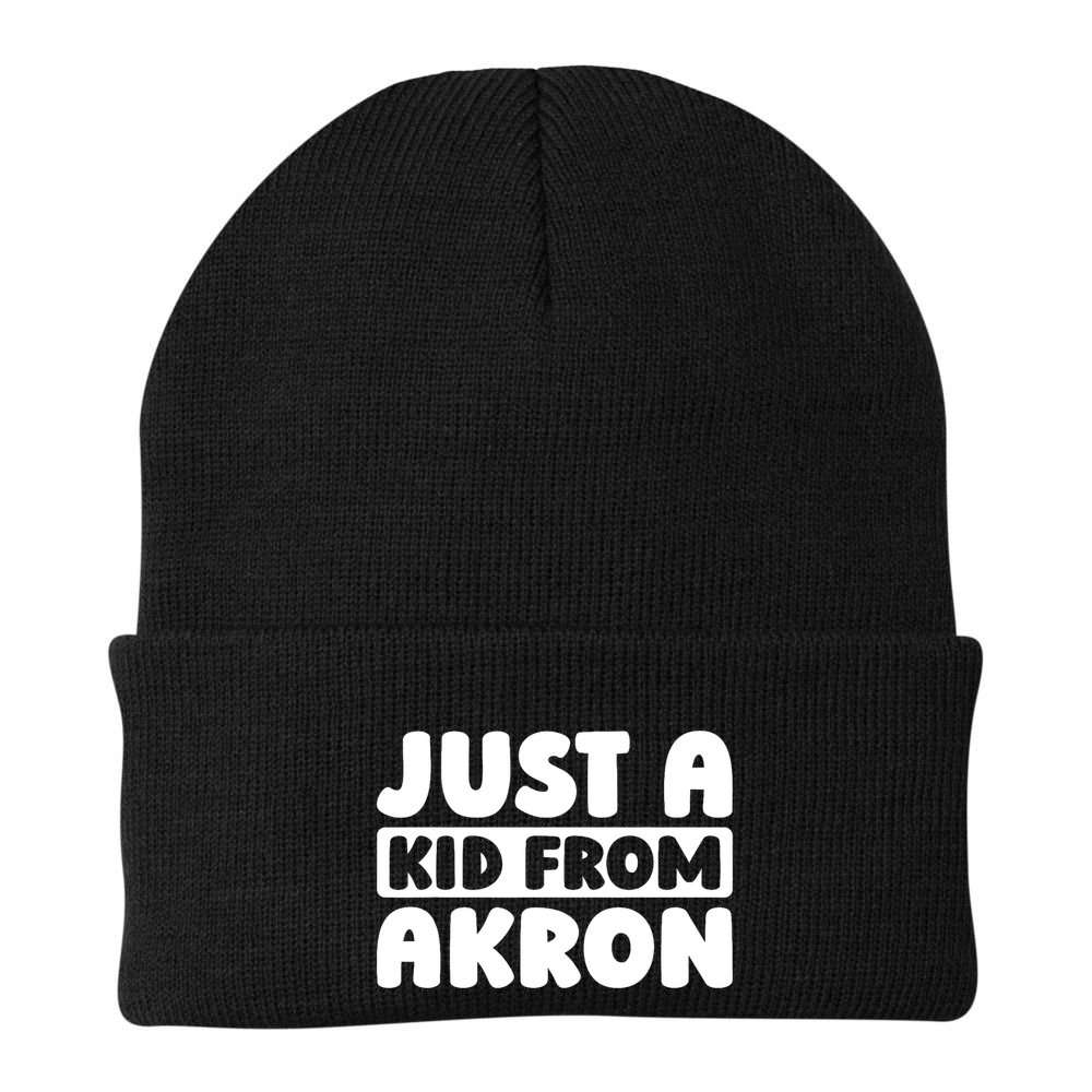Just A K.I.D From Akron American Resident Usa Us City Beanie