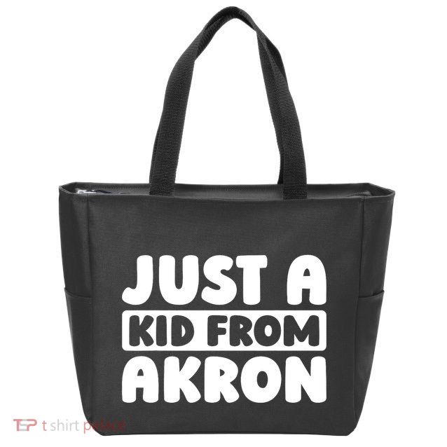 Just A K.I.D From Akron American Resident Usa Us City Zip Tote Bag