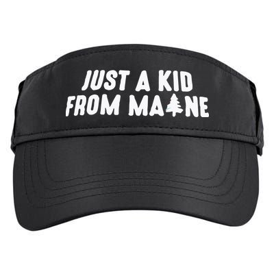Just A Kids From Maine Adult Drive Performance Visor