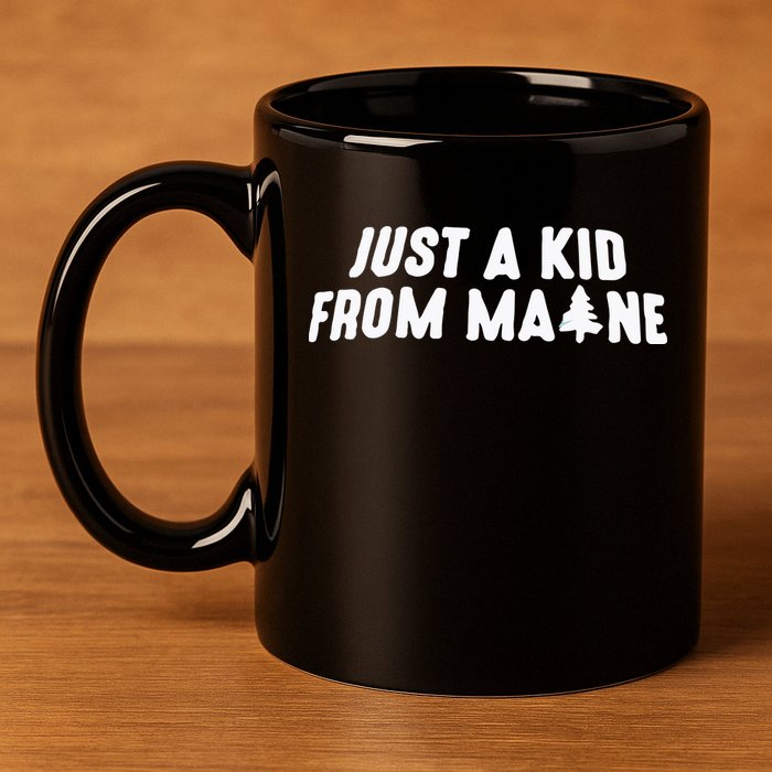 Just A Kids From Maine 11oz C Handle Ceramic Mug