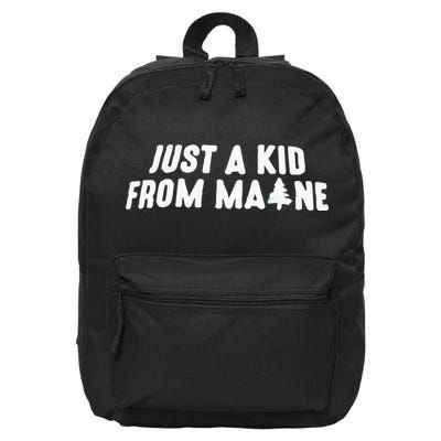 Just A Kids From Maine 16 in Basic Backpack