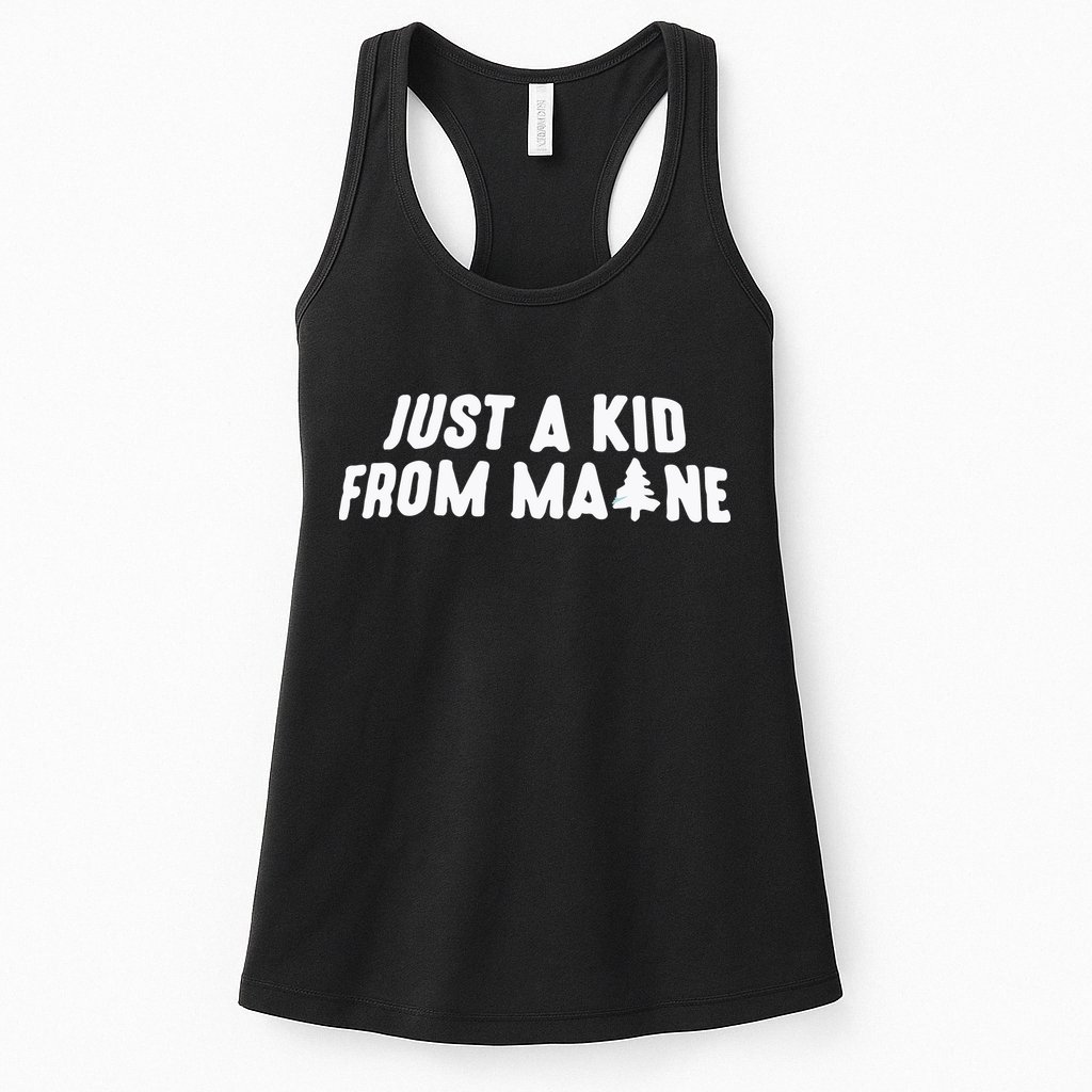 Just A Kids From Maine Womens Tank Top