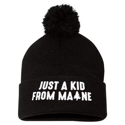Just A Kids From Maine Pom Pom 12in Knit Beanie