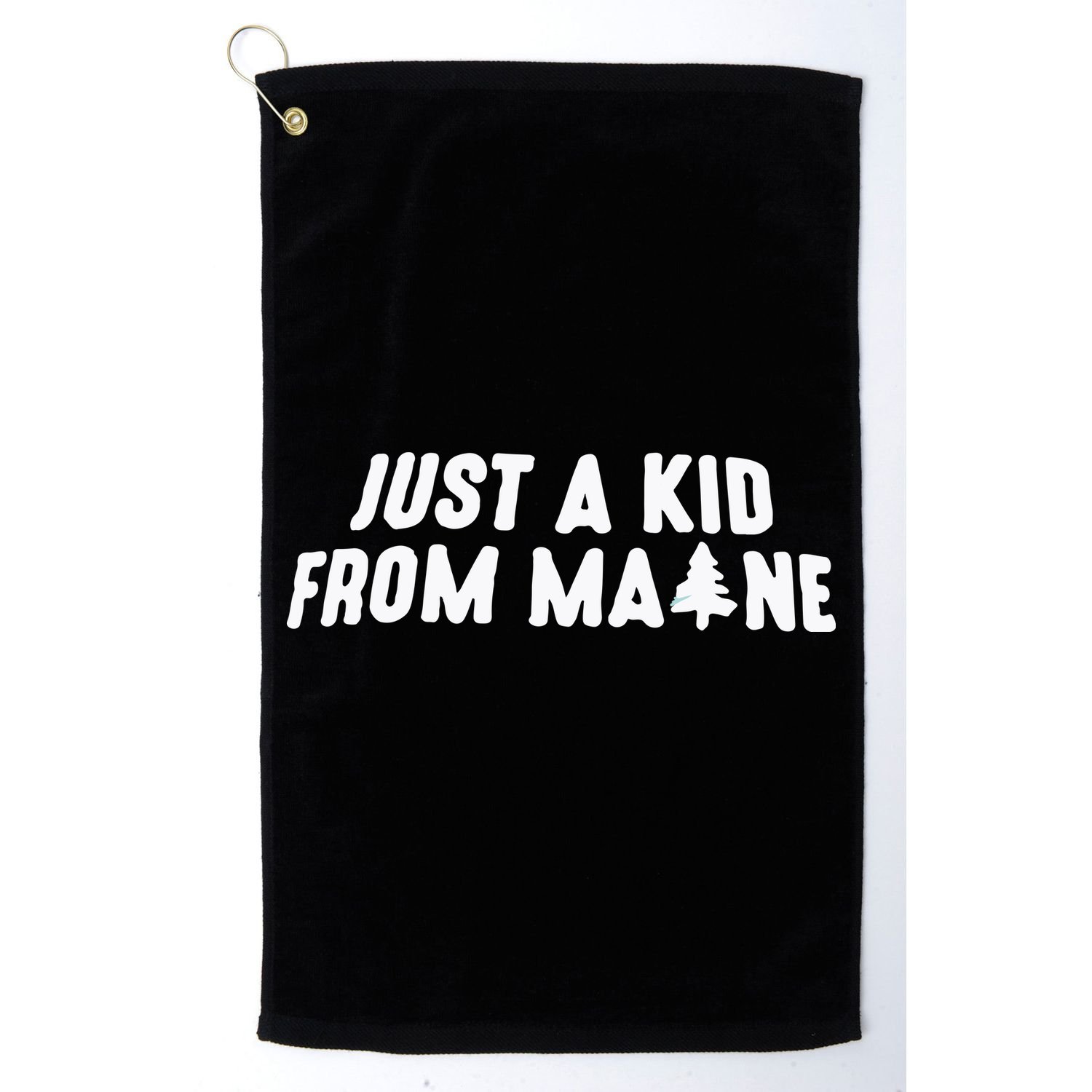 Just A Kids From Maine Golf Towel