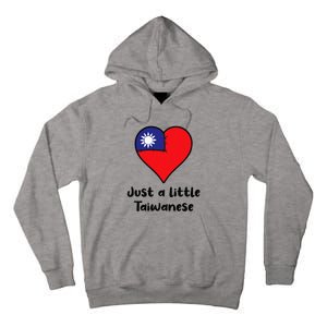 Just A Little Taiwanese Taiwan Flag Heart Tall Hoodie