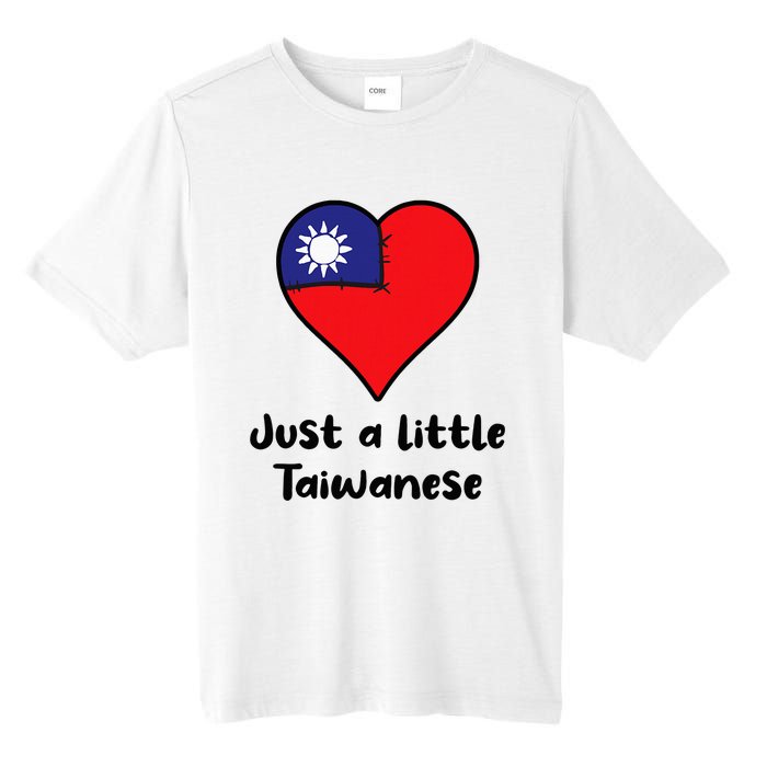 Just A Little Taiwanese Taiwan Flag Heart Tall Fusion ChromaSoft Performance T-Shirt