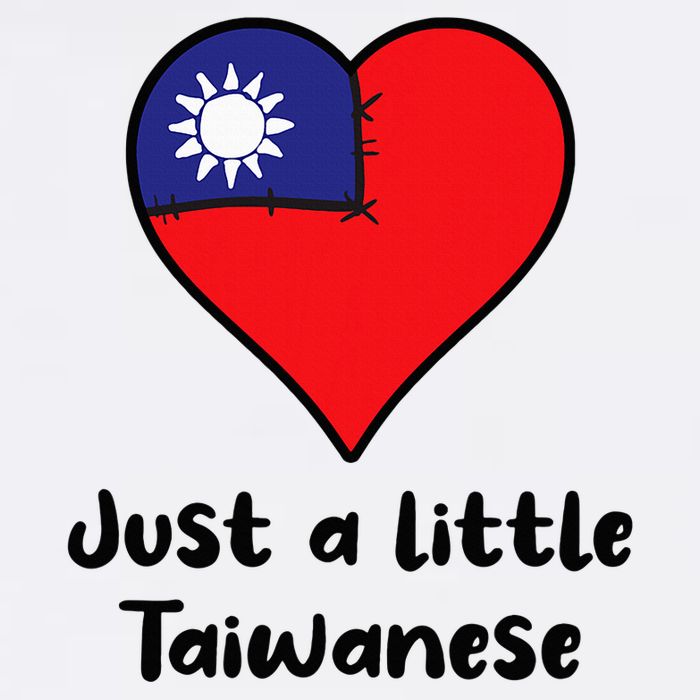 Just A Little Taiwanese Taiwan Flag Heart 11oz C Handle Ceramic Mug
