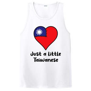 Just A Little Taiwanese Taiwan Flag Heart PosiCharge Competitor Tank