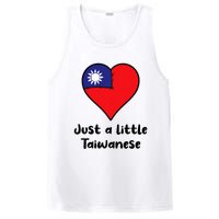 Just A Little Taiwanese Taiwan Flag Heart PosiCharge Competitor Tank