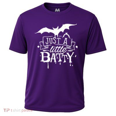 Just A Little Batty Funny Halloween Performance Shirt